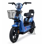 bicicleta elétrica gicin sk8 aro 14 500wh 48v azul (mp)