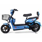 bicicleta elétrica gicin sk8 aro 14 500wh 48v azul (mp)