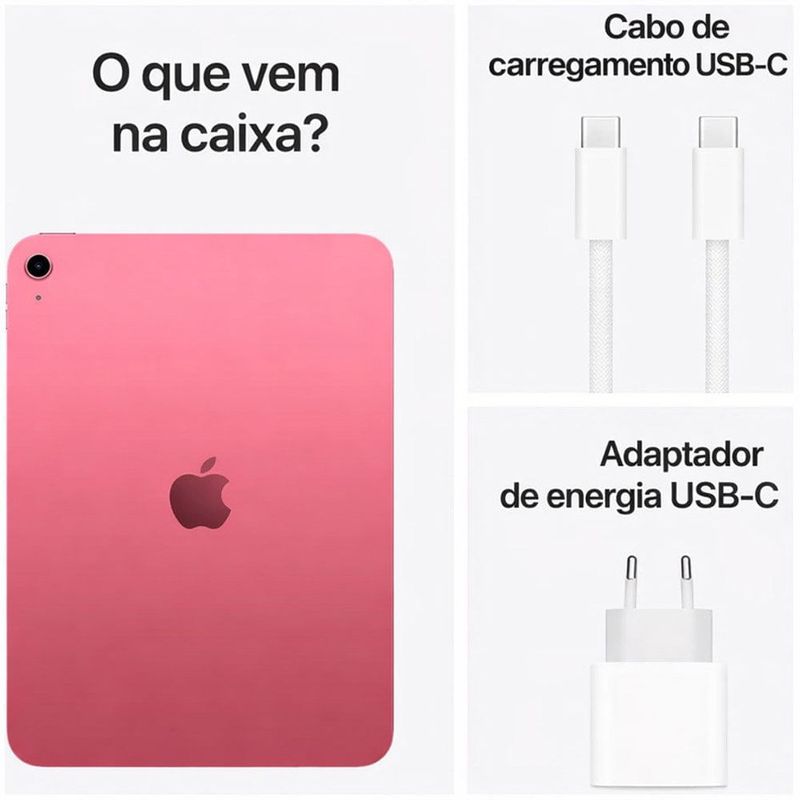 apple ipad a16 11" 256gb rosa at-bi