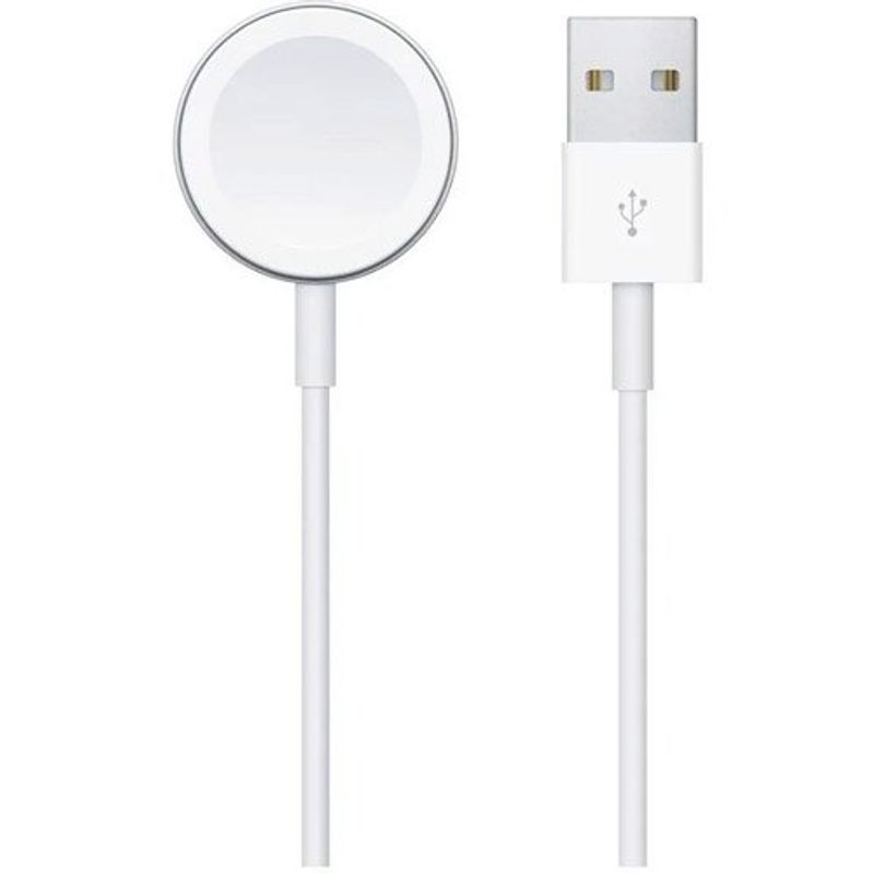 apple cabo de carregamento para apple watch usb 1 metro branco at-bi