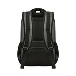 mochila executiva swissland em poliéster 18" 46cm preto sl04072 (mp)
