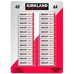 pilha alcalina aa kirkland 48 unidades c-bi
