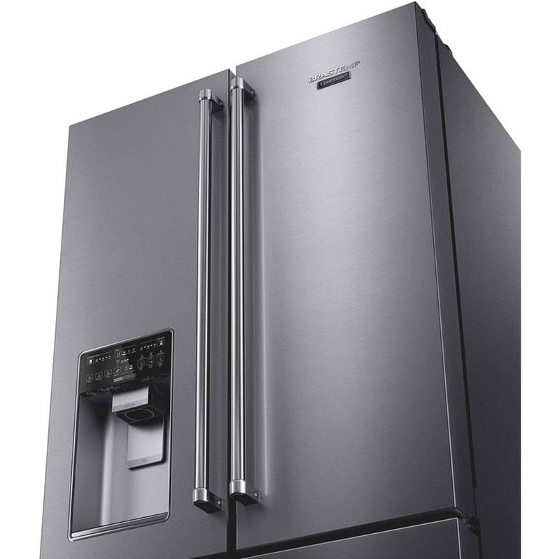 geladeira brastemp frost free french door 515 litros inox bhr86mrana
