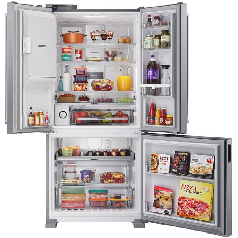 geladeira brastemp frost free french door 515 litros inox bhr86mrana