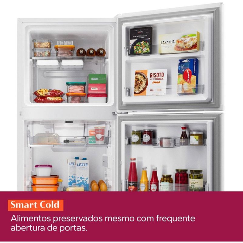 geladeira brastemp frost free duplex 385 litros 127v branco brm46mbana