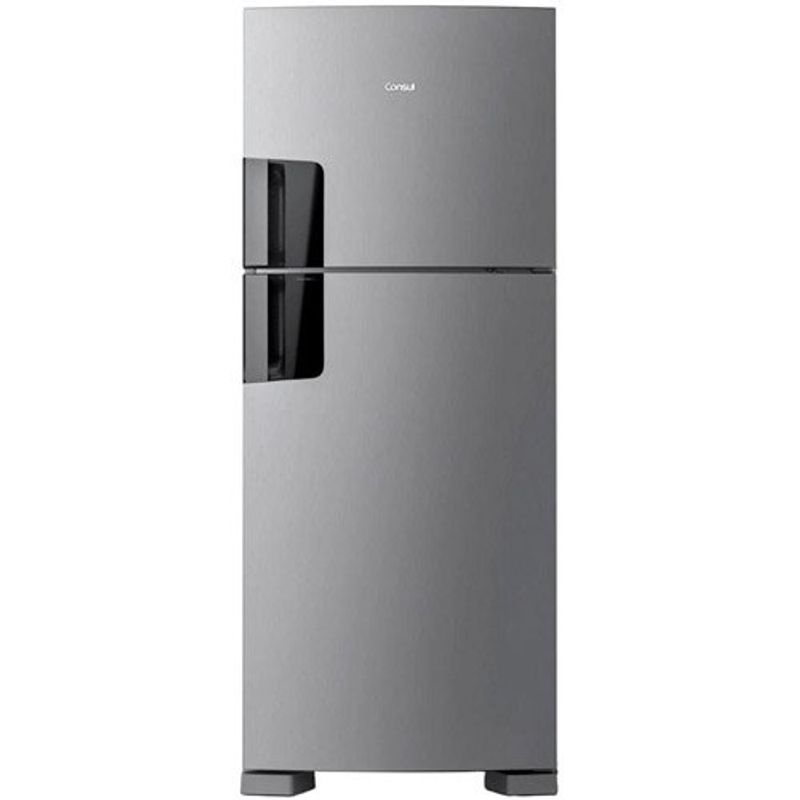 geladeira consul frost free duplex 410 litros 127v inox crm50mkana