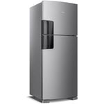 geladeira consul frost free duplex 410 litros 127v inox crm50mkana