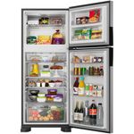 geladeira consul frost free duplex 410 litros 127v inox crm50mkana