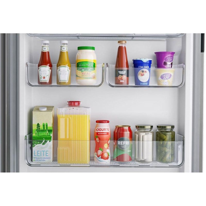 geladeira consul frost free duplex 410 litros 127v inox crm50mkana