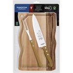 kit churrasco tramontina 3 peças inox 22398001