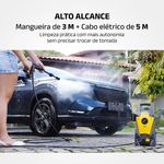 lavadora de pressão mondial 127v 1400w 1600ppsi amarelo e preto lap-01-gy