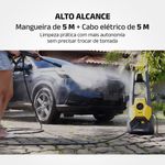 lavadora de pressão mondial 127v 1800w 2000ppsi amarelo e preto lap-03-gy