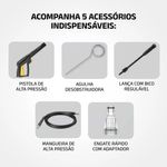 lavadora de pressão mondial 127v 1800w 2000ppsi amarelo e preto lap-03-gy