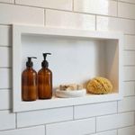 nicho para embutir architech 30x60cm branco (mp)