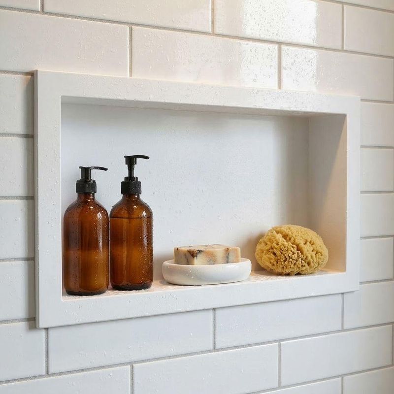 nicho para embutir architech 30x60cm branco (mp)