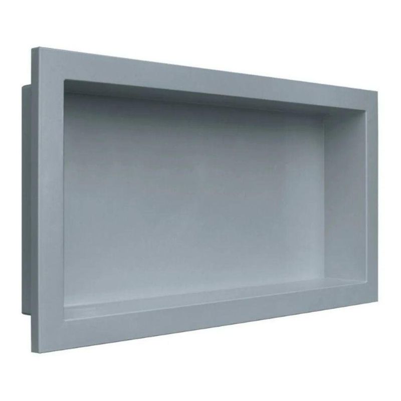 nicho para embutir architech 30x60cm cinza urbano (mp)