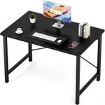 conjunto de mesa para escritório 2 peças sweetcrispy 81cm preto a-bi
