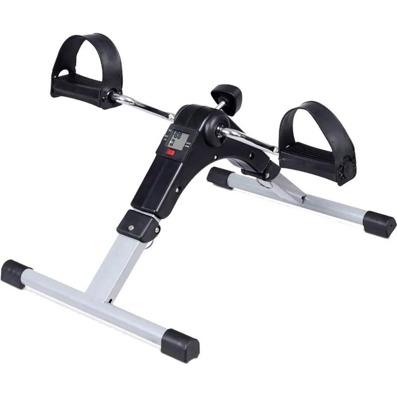 bicicleta portátil para exercício todo pedal preto e-bi