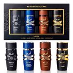 kit perfume árabe lattafa asad collection 4 miniaturas edp 25ml (mp)
