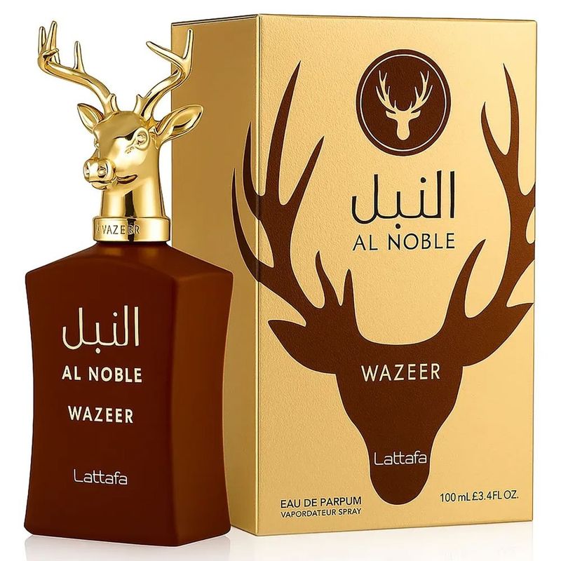 perfume árabe unissex lattafa al noble wazeer edp 100ml (mp)