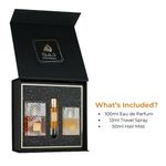 kit perfume árabe unissex lattafa khamrah 100ml mini 12ml bruma 50ml (mp)