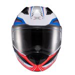 capacete texx escamoteável kratos nomade branco e azul 61 (mp)