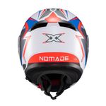 capacete texx escamoteável kratos nomade branco e azul 61 (mp)
