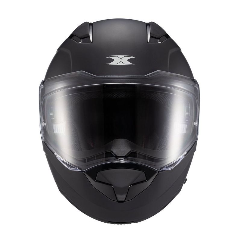 capacete texx escamoteável kratos sólido preto fosco 61 (mp)
