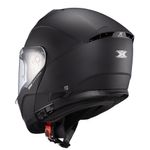 capacete texx escamoteável kratos sólido preto fosco 61 (mp)