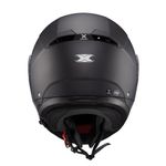 capacete texx escamoteável kratos sólido preto fosco 61 (mp)