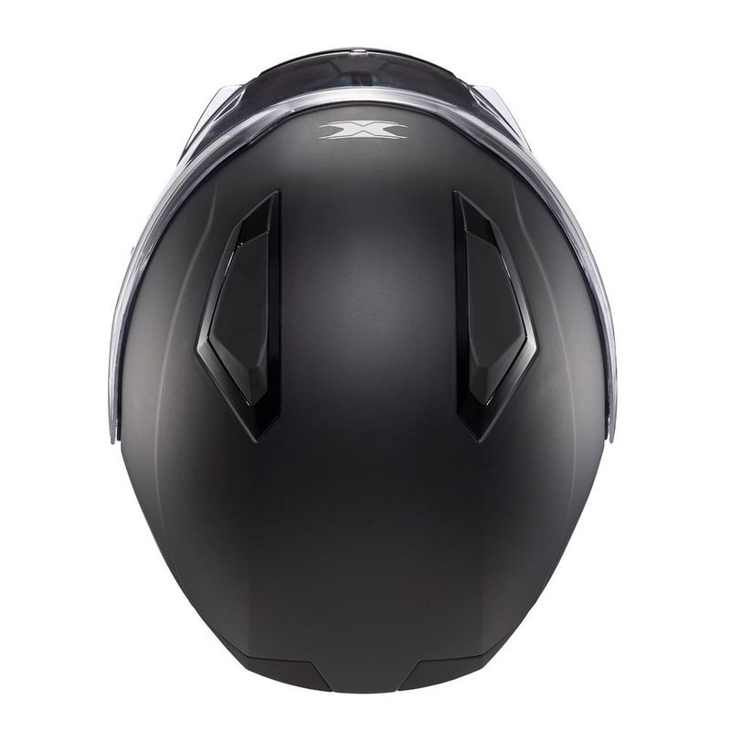 capacete texx escamoteável kratos sólido preto fosco 61 (mp)