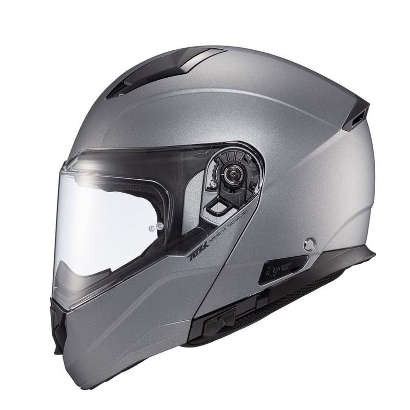 capacete texx escamoteável kratos sólido titânio fosco 58 (mp)