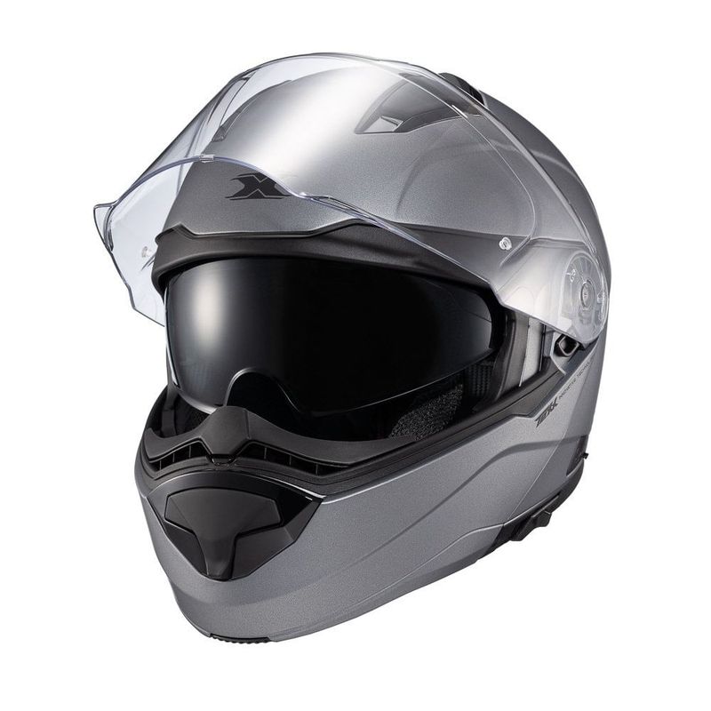 capacete texx escamoteável kratos sólido titânio fosco 60 (mp)