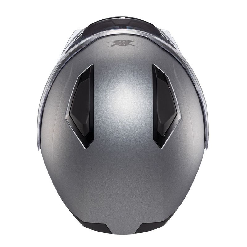 capacete texx escamoteável kratos sólido titânio fosco 60 (mp)