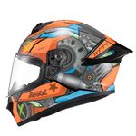 capacete texx spihe gear vermelho e azul 60 (mp)