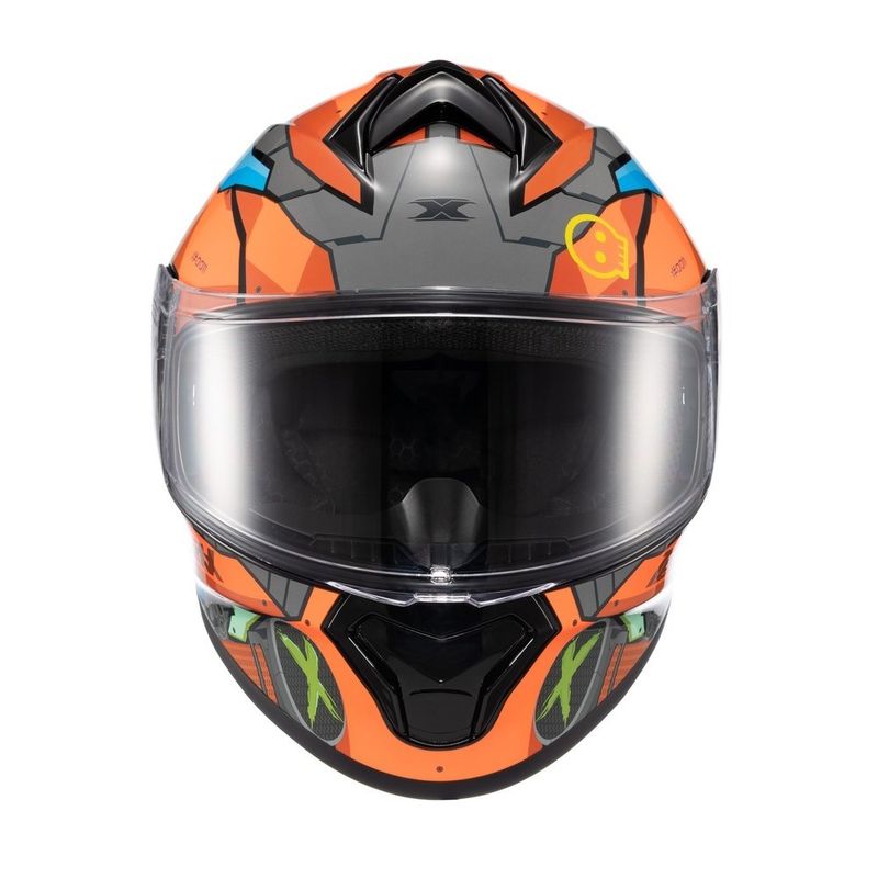 capacete texx spihe gear vermelho e azul 60 (mp)
