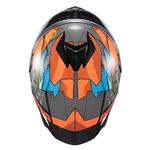 capacete texx spihe gear vermelho e azul 60 (mp)