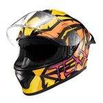 capacete texx spihe maasai laranja e amarelo 60 (mp)