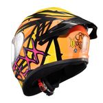 capacete texx spihe maasai laranja e amarelo 60 (mp)