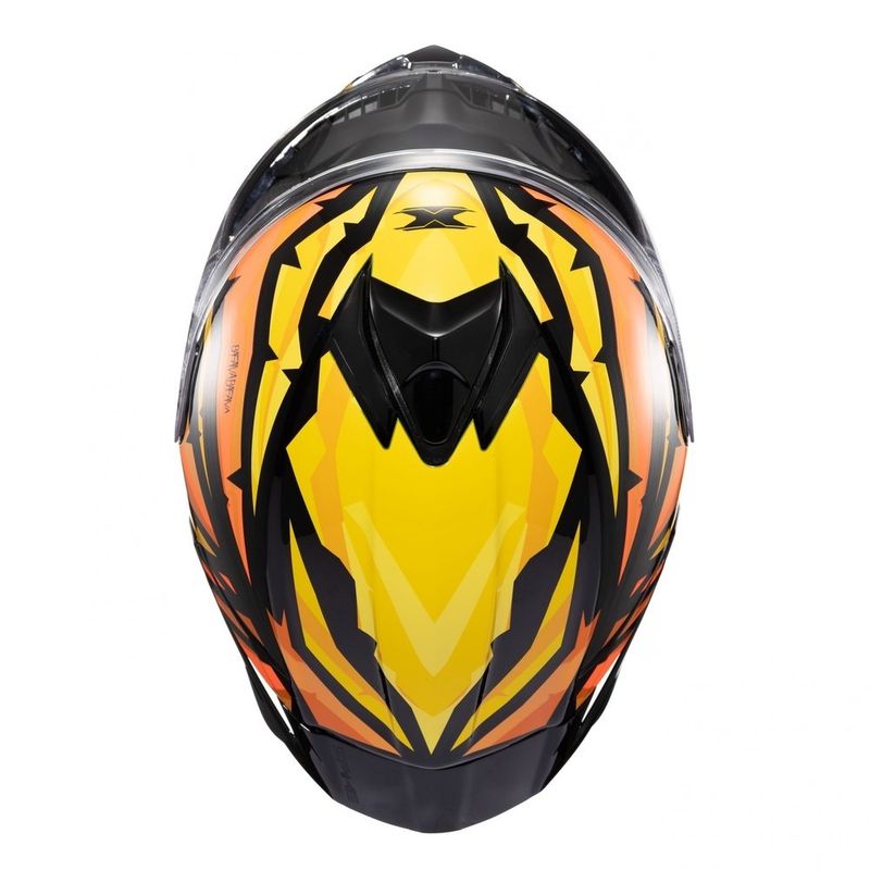 capacete texx spihe maasai laranja e amarelo 60 (mp)