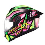 capacete texx spihe maasai verde e rosa 60 (mp)