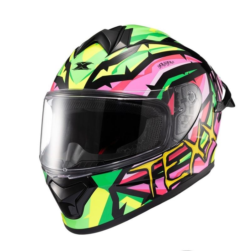 capacete texx spihe maasai verde e rosa 60 (mp)