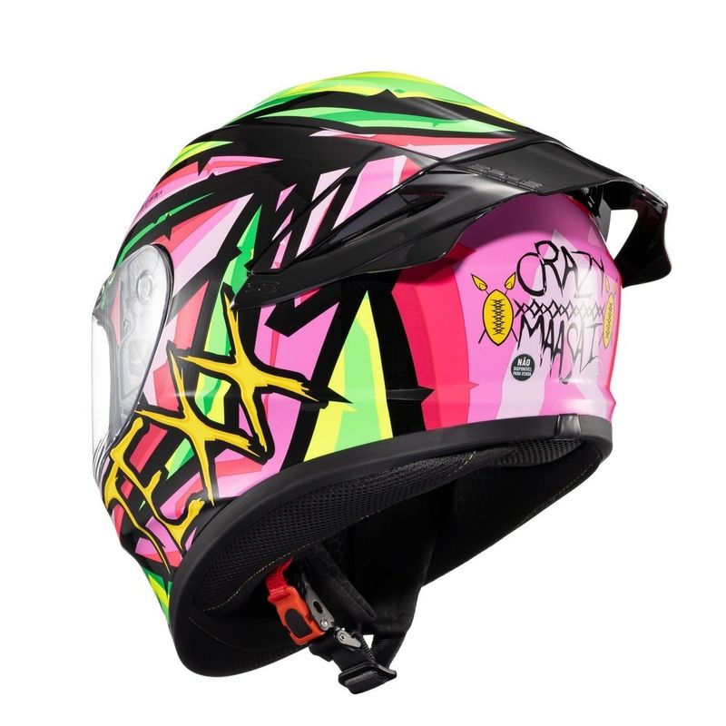 capacete texx spihe maasai verde e rosa 60 (mp)