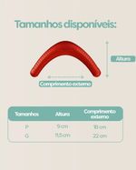 brinquedo mordedor boomerang stark pet vermelho g (mp)