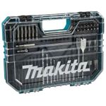 jogo de 75 peças brocas e bits makita e-15126