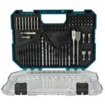 jogo de 75 peças brocas e bits makita e-15126