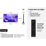 smart tv 4k 75" samsung uhd un75u8600fg