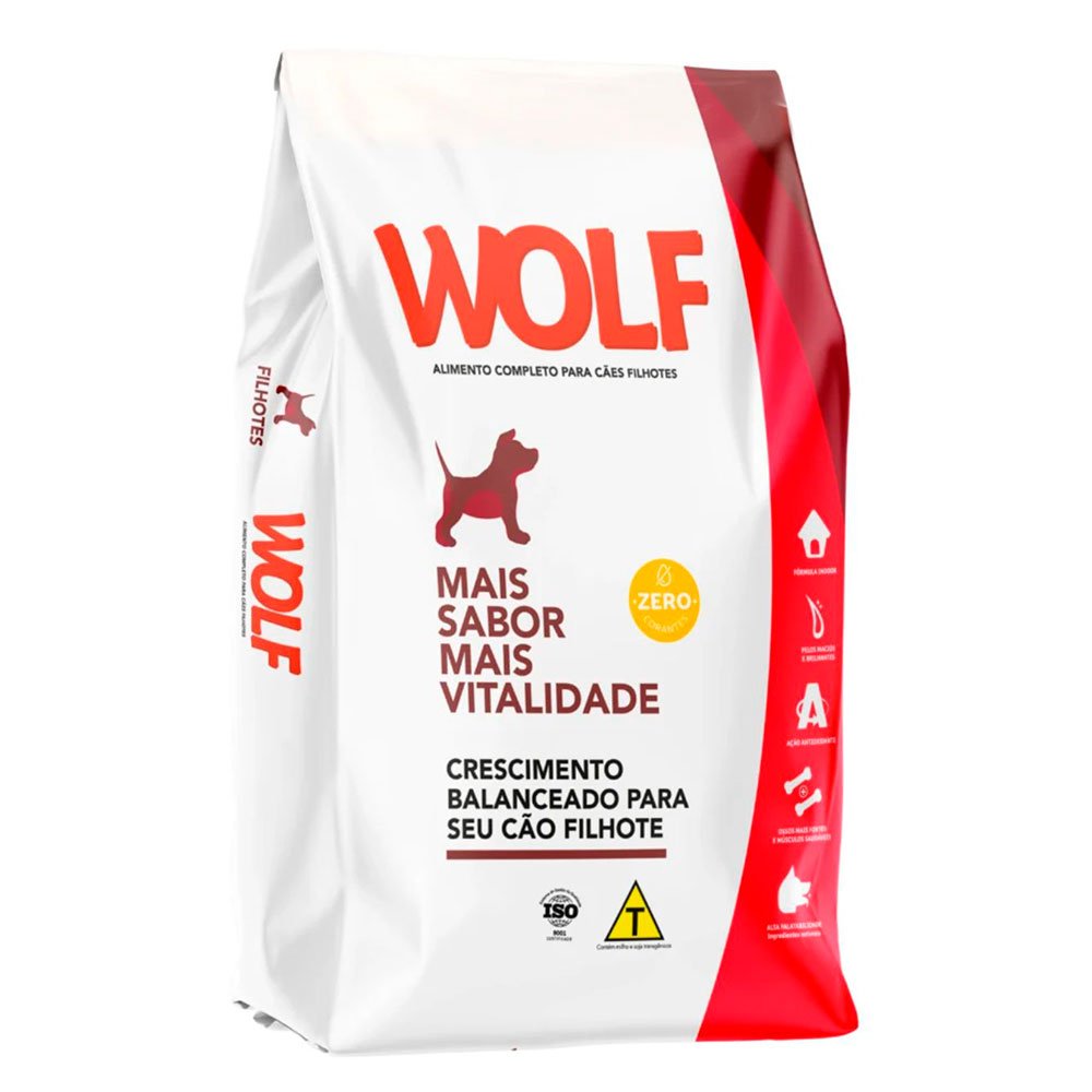 HOUSE OF WOLVES パッチ WRMFZY Esstac SUPDEF Ração para Cães Filhotes Wolf 15kg