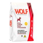 ração para cães filhotes wolf 8kg (mp)