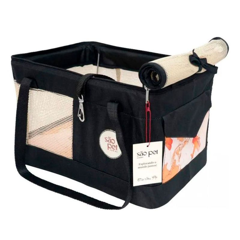 bolsa de transporte aéreo são pet aerial para pets 43x31,5x20cm (mp)
